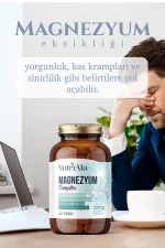 Magnezyum 3 Lü Form 60 Tablet (BİSGİLİSİNAT, SİTRAT, MALAT) Elementer Magnezyum - Görsel 6