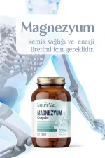 Magnezyum 3 Lü Form 60 Tablet (BİSGİLİSİNAT, SİTRAT, MALAT) Elementer Magnezyum - Görsel 4
